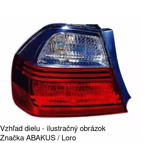 Zadné svetlo 2040877E /POLCAR/ - obr. 3