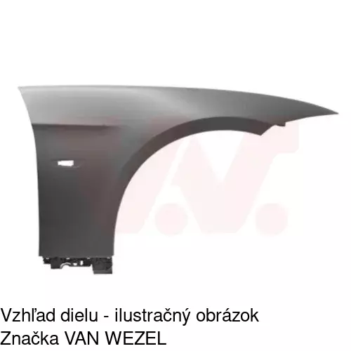 Predný blatník 204102 /POLCAR/ - obr. 1