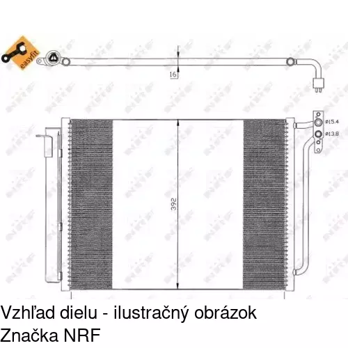 Chladiče klimatizácie 2050K8C1 /POLCAR/ - obr. 2