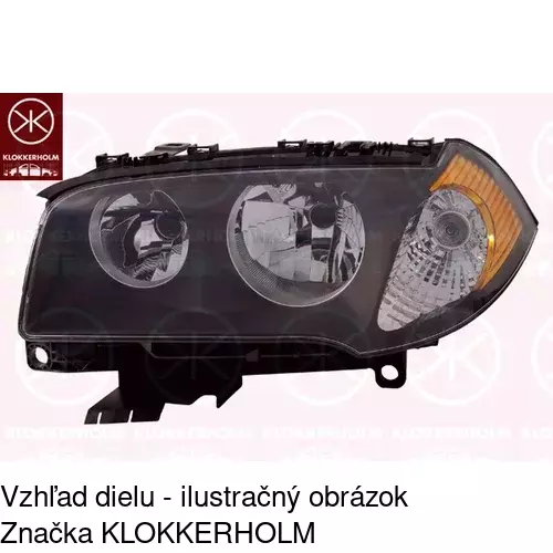 Hlavný reflektor 205509-E /POLCAR/ - obr. 1