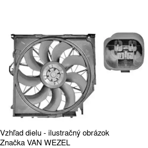 Ventilátory chladičov 205523W2 /POLCAR/ - obr. 2