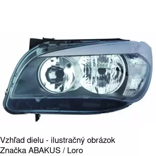 Hlavný reflektor 2060103V /POLCAR/ - obr. 2