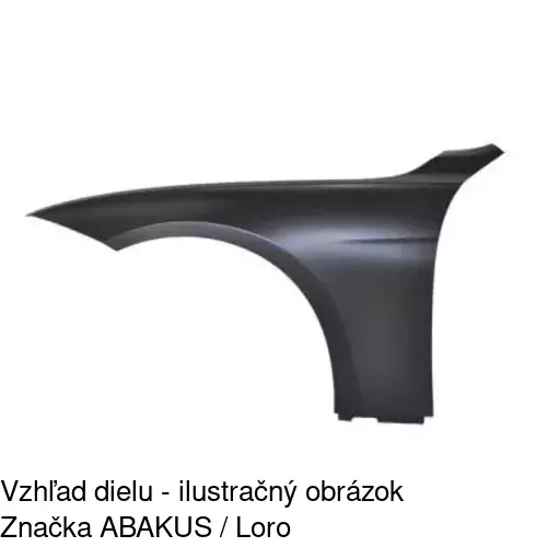 Predný blatník 20D101 /POLCAR/ - obr. 1