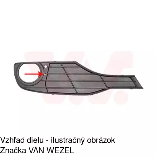 Kryt v nárazníku 20D127-6 /POLCAR/ - obr. 1