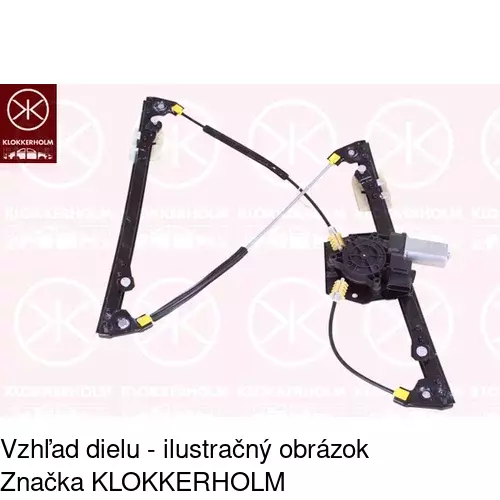 Elektrický mechanizmus okna dverí 20D1PSE2E /POLCAR/ - obr. 1