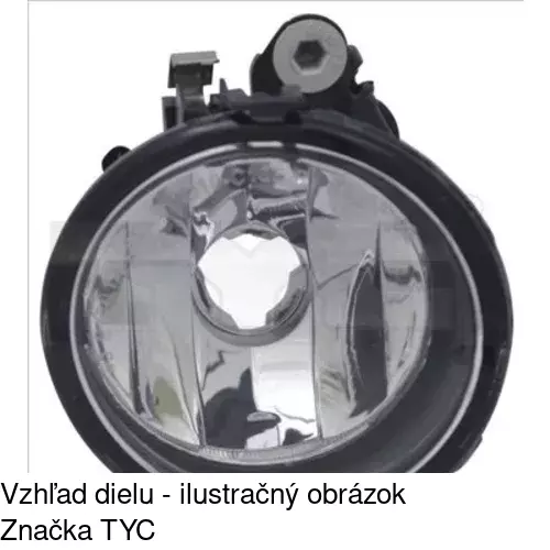 Hmlové svetlo - predné POLCAR 20X130-E