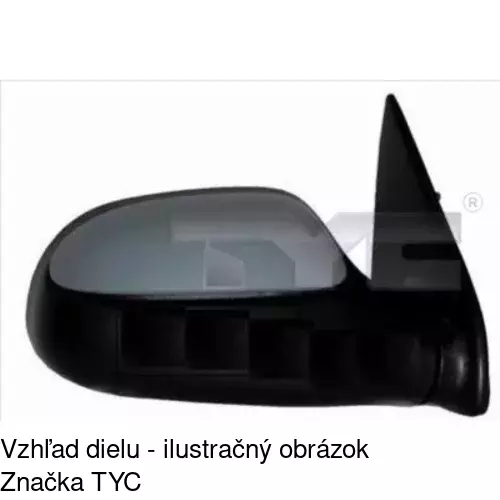Vonkajšie zrkadlo 2306522M /POLCAR/ - obr. 3