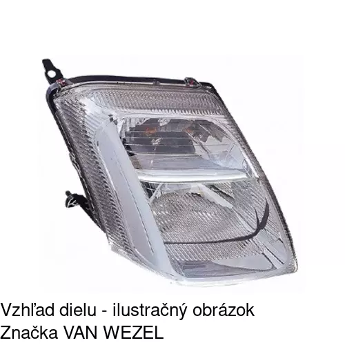 Hlavný reflektor 2308101E /POLCAR/ - obr. 4