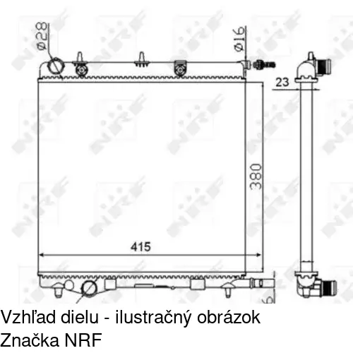 Chladiče vody 231508A2 /POLCAR/ - obr. 3