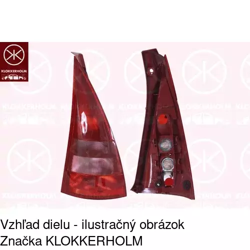 Zadné svetlo 2315870E /POLCAR/ - obr. 1