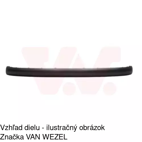Lišta nárazníka 231596-5 /POLCAR/ - obr. 1