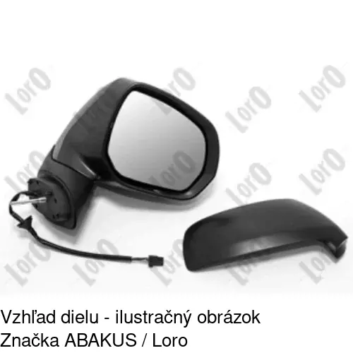 Vonkajšie zrkadlo 2317523E /POLCAR/ - obr. 5