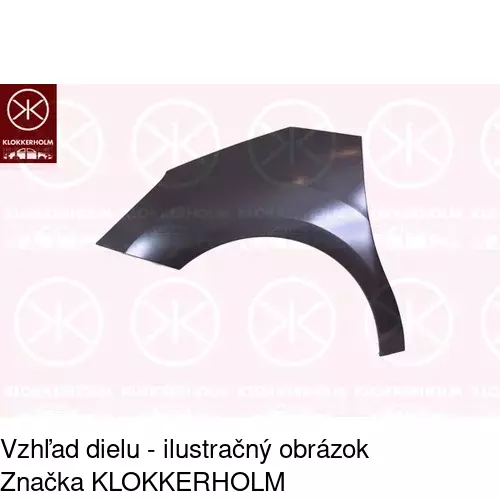 Predný blatník POLCAR 231801-J