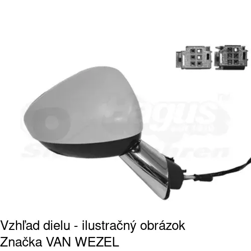 Vonkajšie zrkadlo 2318527M /POLCAR/ - obr. 4