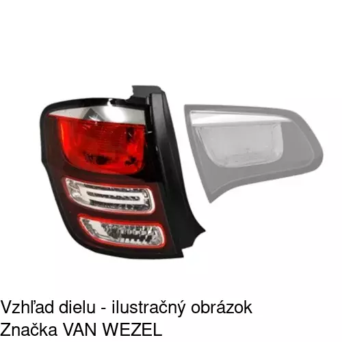 Zadné svetlo 2318872E /POLCAR/ - obr. 4