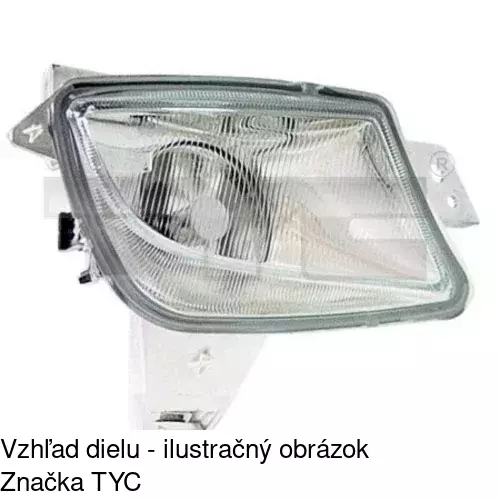 Hmlové svetlo - predné POLCAR 2325292E