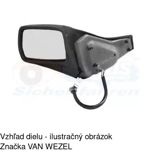 Vonkajšie zrkadlo 2325524E /POLCAR/ - obr. 2