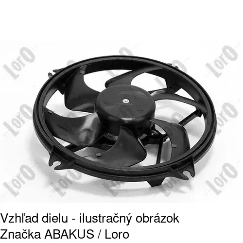 Ventilátory chladičov 232623W3 /POLCAR/ - obr. 3