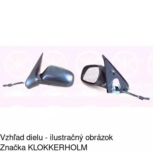 Vonkajšie zrkadlo 2326511E /POLCAR/ - obr. 1