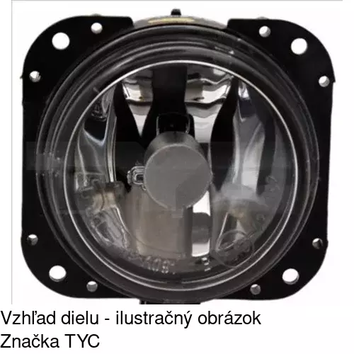 Hmlové svetlo - predné 232729-E /POLCAR/ - obr. 1