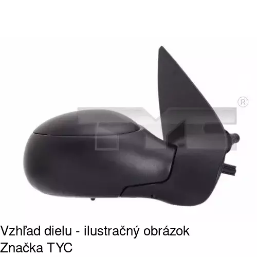 Vonkajšie zrkadlo 2327527E /POLCAR/ - obr. 1