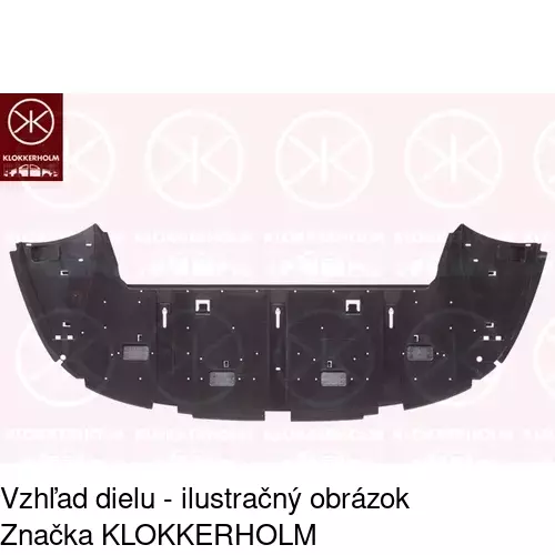 Dolný kryt nárazníka POLCAR 2329346Q