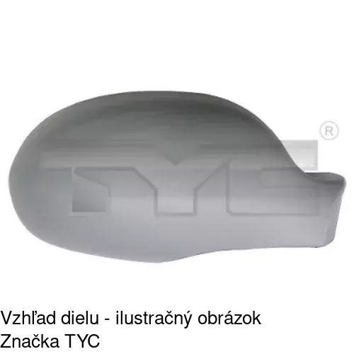 Rám vonkajšieho zrkadla 233255PM /POLCAR/ - obr. 1
