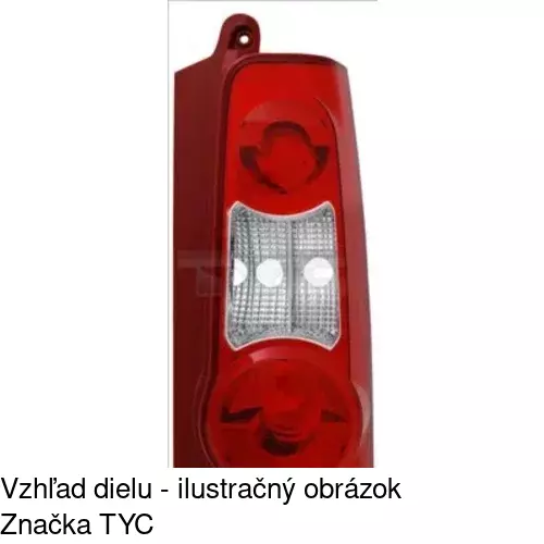 Zadné svetlo POLCAR 2352880E