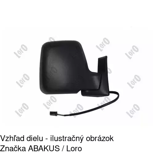 Vonkajšie zrkadlo 2395524E /POLCAR/ - obr. 3