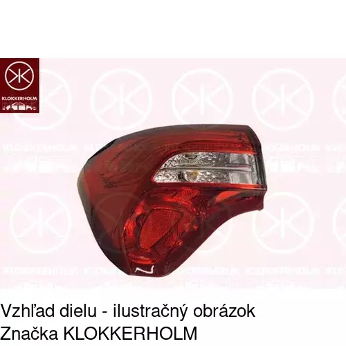 Zadné svetlo POLCAR 23G1882U