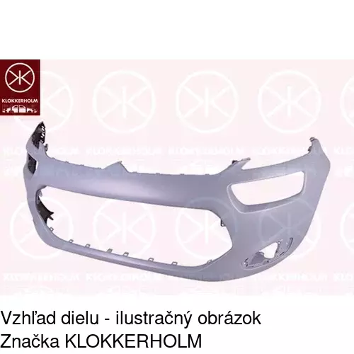 Predný nárazník POLCAR 23M107