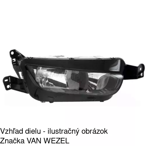 Hlavný reflektor 23M110-U /POLCAR/ - obr. 2