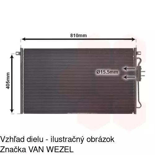 Chladiče klimatizácie 2401K8C4 /POLCAR/ - obr. 2