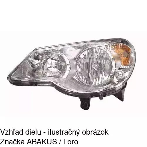 Hlavný reflektor POLCAR 241310-1