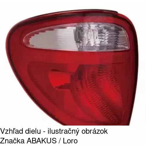 Zadné svetlo POLCAR 242187-0