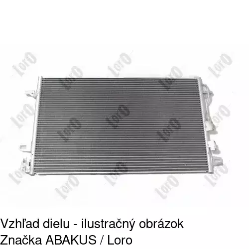 Chladiče klimatizácie 2421K8C2S /POLCAR/ - obr. 1