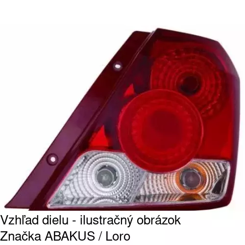 Zadné svetlo 2500881E /POLCAR/