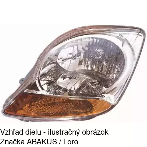 Hlavný reflektor 2501091E /POLCAR/ - obr. 2