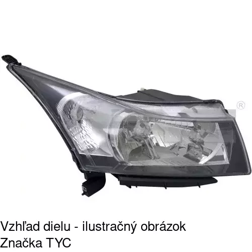 Hlavný reflektor POLCAR 2508100E