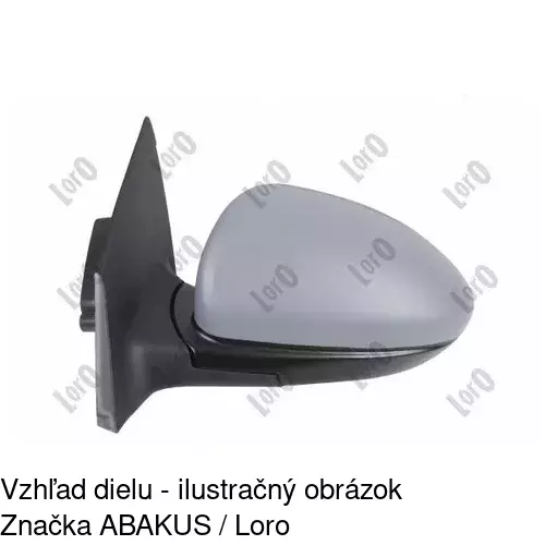 Vonkajšie zrkadlo 2508515S /POLCAR/ - obr. 4