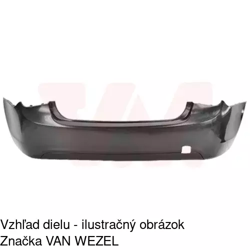 Zadný nárazník 250896 /POLCAR/ - obr. 1