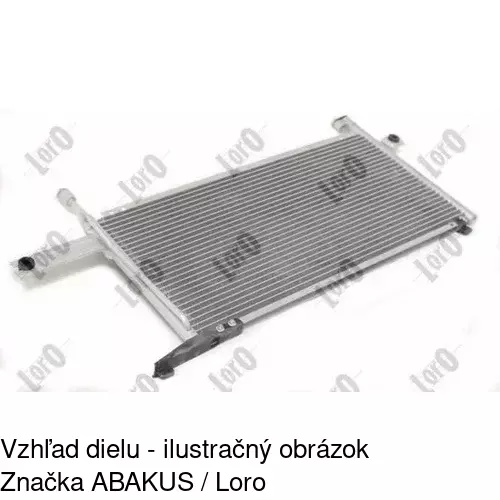Chladiče klimatizácie 2705K8C2S /POLCAR/ - obr. 2
