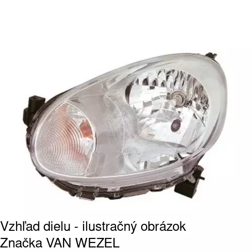 Hlavný reflektor 2708090E /POLCAR/ - obr. 3