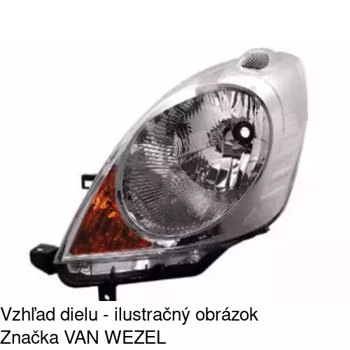 Hlavný reflektor 271109-V /POLCAR/ - obr. 2