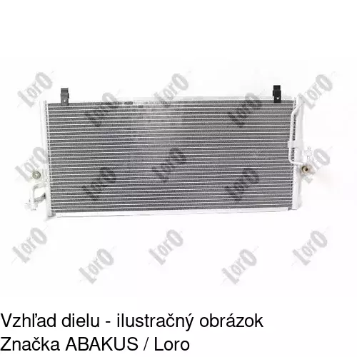 Chladiče klimatizácie 2732K8C1 /POLCAR/ - obr. 2