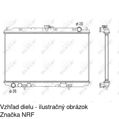 Chladiče vody 2756082K /POLCAR/ - obr. 1