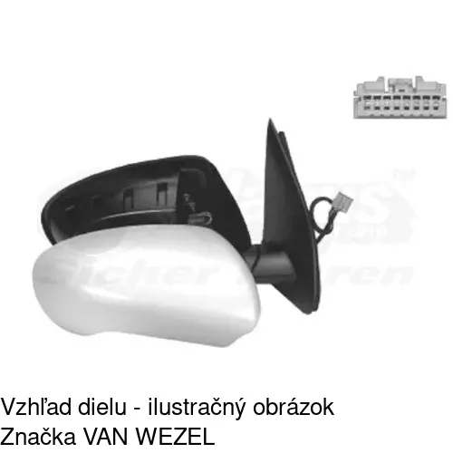 Vonkajšie zrkadlo 2759525S /POLCAR/ - obr. 1