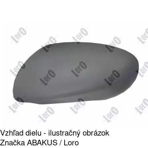 Rám vonkajšieho zrkadla 275954PM /POLCAR/ - obr. 3
