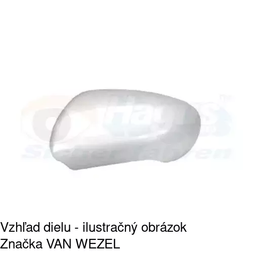 Rám vonkajšieho zrkadla 275954PM /POLCAR/ - obr. 5