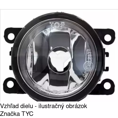 Hmlové svetlo - predné 278230-E /POLCAR/ - obr. 1